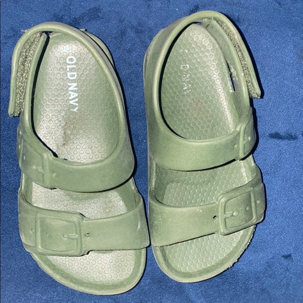 Old Nay Green Sandals Size 6